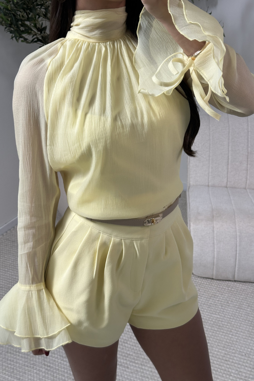 Bluzka Mirelle – Jasnożółta